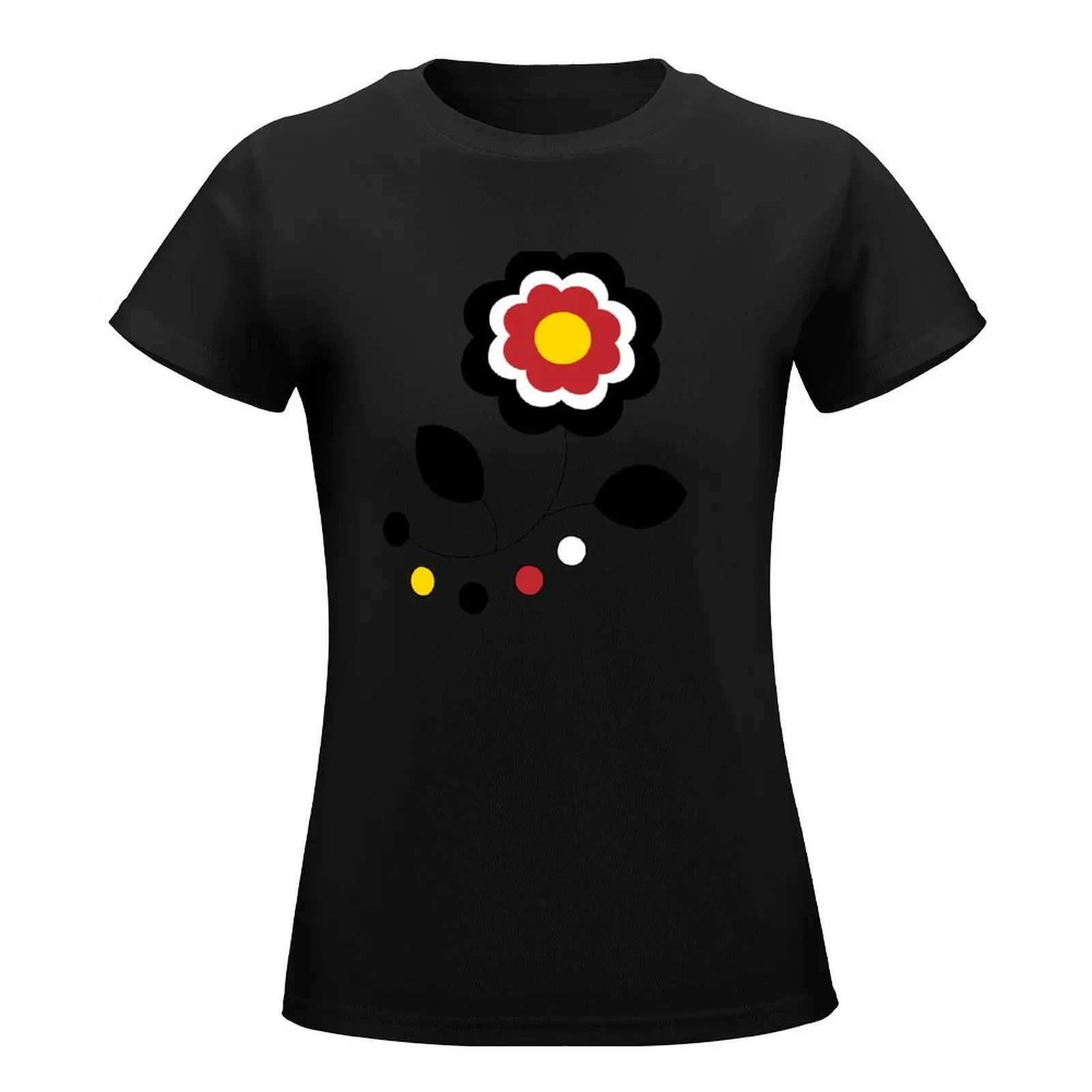 Ojibwe Four Directions Flower Beadwork Indigenous WAWEZHI CANADA T-Shirt anime clothes quick drying Women t-shirts