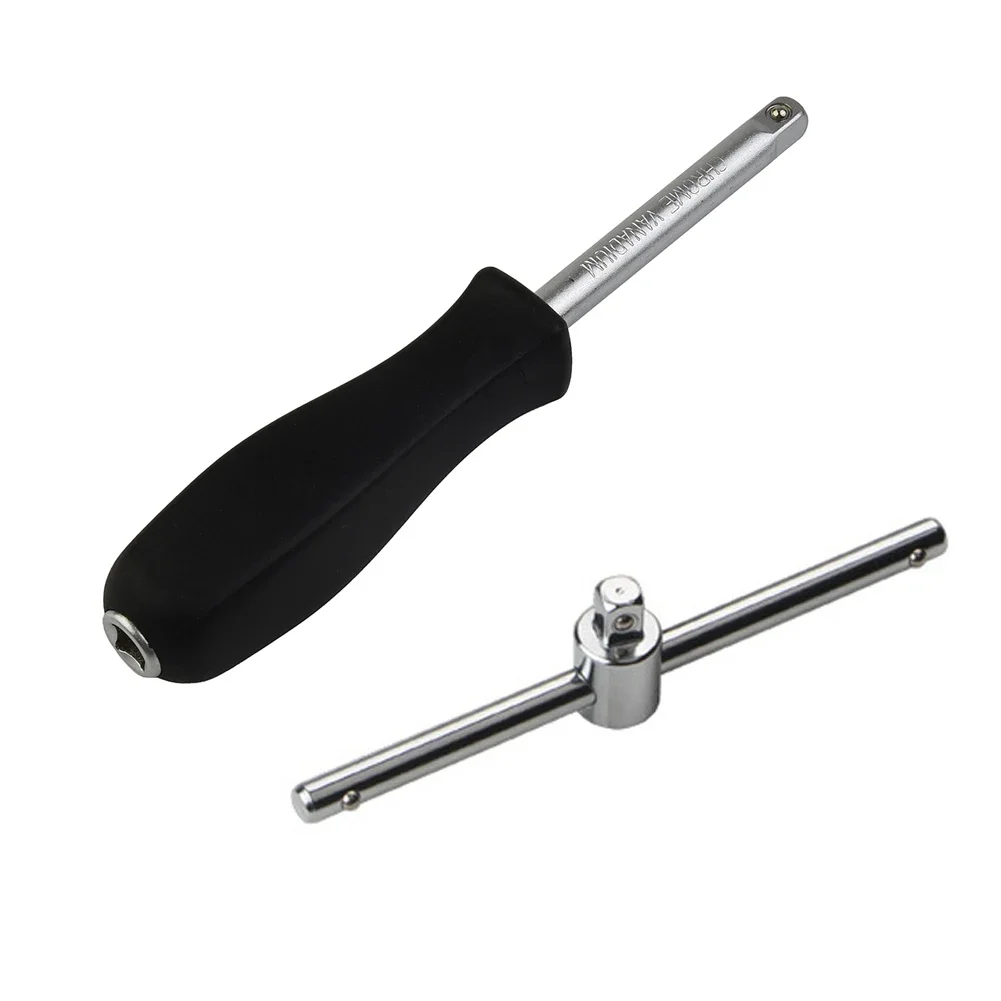 Socket Wrench Adapter Slide Bar Connecting Rod 1/4 3/8 1/2 Slide Bar Extension Rod Chrome Vanadium Steel Socket Wrench Adapter