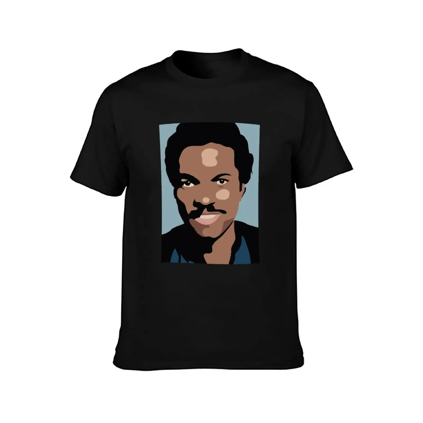 Land Calrissian Pop Art T-Shirt, Summer Casual Cotton Tee, Oversized Streetwear Tops, Vintage Graphic Print, Unisex Men Women