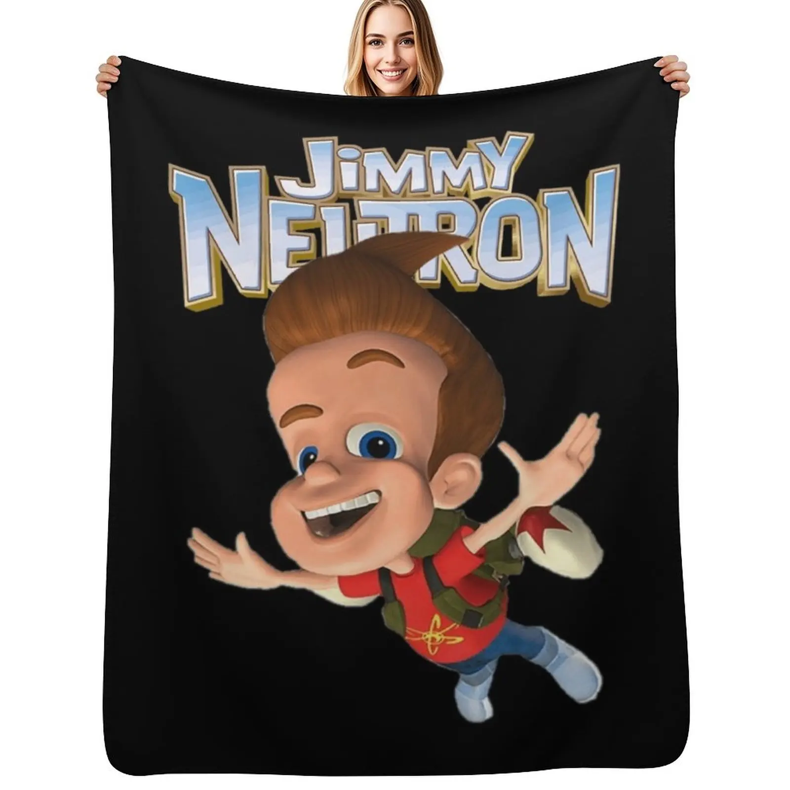 

Jimmy Neutron Gotta Blast! Throw Blanket Soft Cozy Blanket for Pet Kids Adults