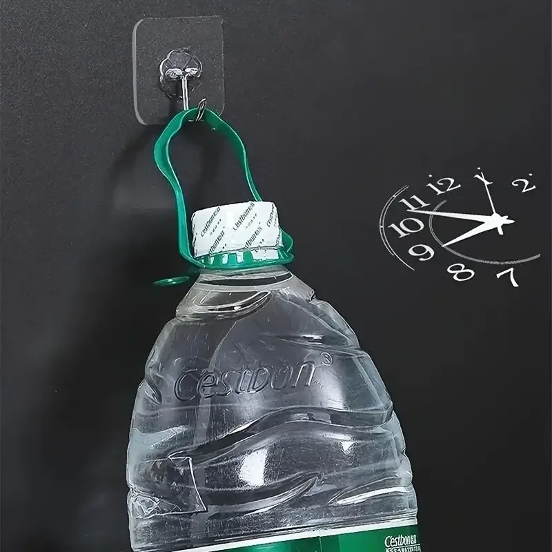Selbstklebende Wandhaken, robust, transparent, nahtlos, für Schlüssel, Badezimmer, Dusche, Außenbereich, Küche, Tür, Zuhause – Detail 4