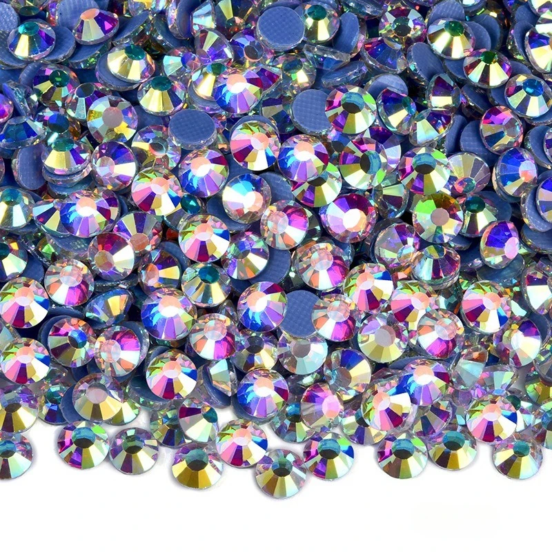 EQIANAO HotFix Rhinestone Sparkle Diamond for Clothing DIY Accessories  SS6-SS30 1440 Pcs