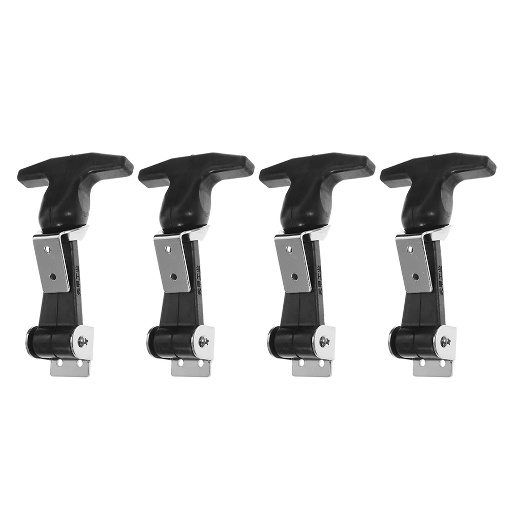 

4Pcs Rubber T Handle Latches Stainless Steel Draw Latches for Cooler Door Boat Lock Hood Catch Hardware Replacement Spring Latch