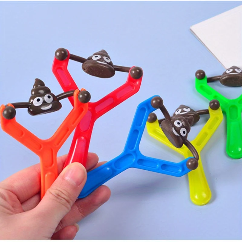 Set of 12 Fun Colorful Shooting Fake Poop Toys For Kids Birthday Party Favor Bag Piñata Filler Boys Girls Party Gifts Supplies