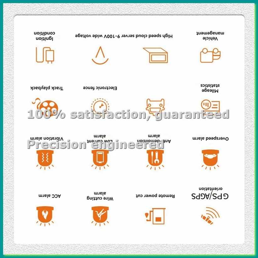 T3 Car GPS Tracker 9-100V Wide Voltage Built-in Antenna Vibration Alarm System Real-Time Anti-Theft GPS Tracking-PZZW