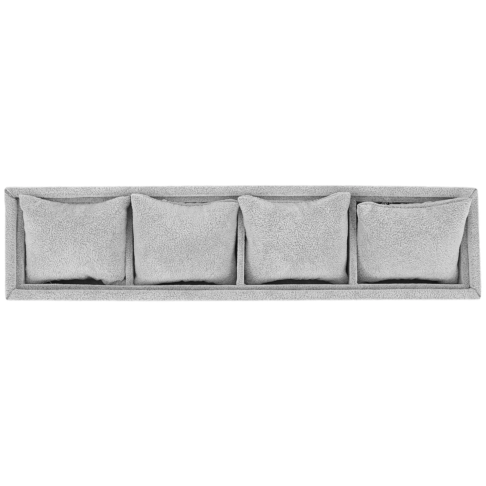 

1PC Jewelry Tray ganizer Single Layer Watch Storage Box Scratch Proof Wooden Sponge Paper Material Display for Bracelets Bangles