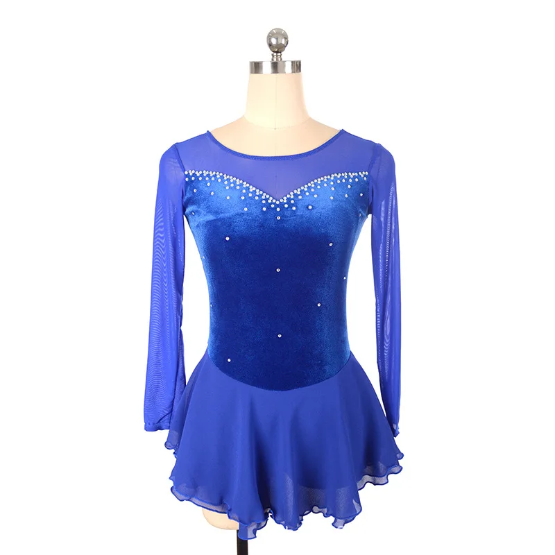 

Customized Children's Adult Figure Skating Dress Girls Performance Dress Competition Grade Skirt justocorps de gymnastique fille