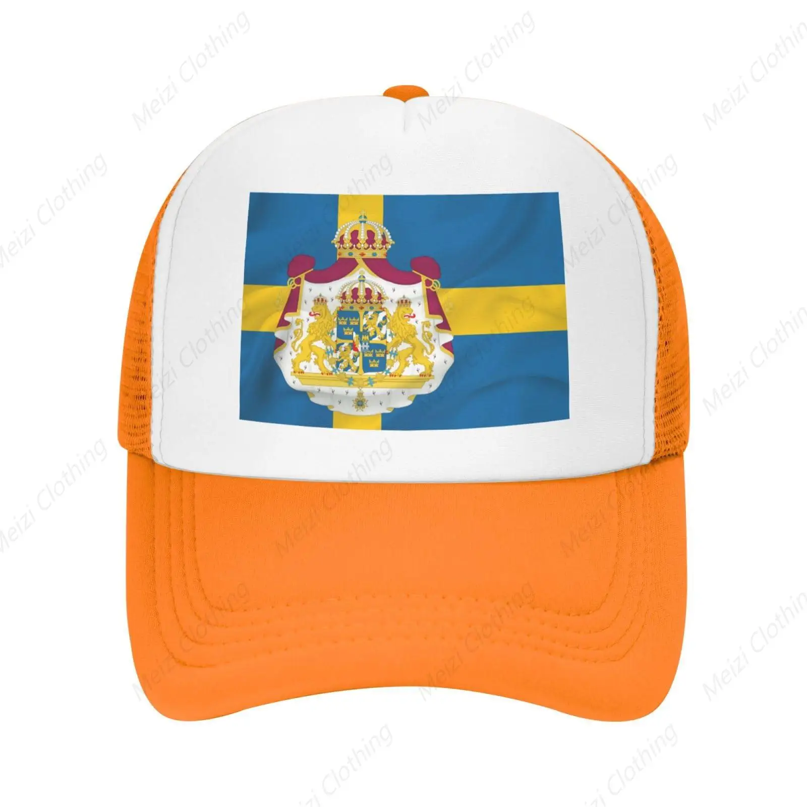 

Swedish Truck Driver Hat Badge Mesh Breathable Sunshade Truck Hat Outdoor Sports Baseball Hat