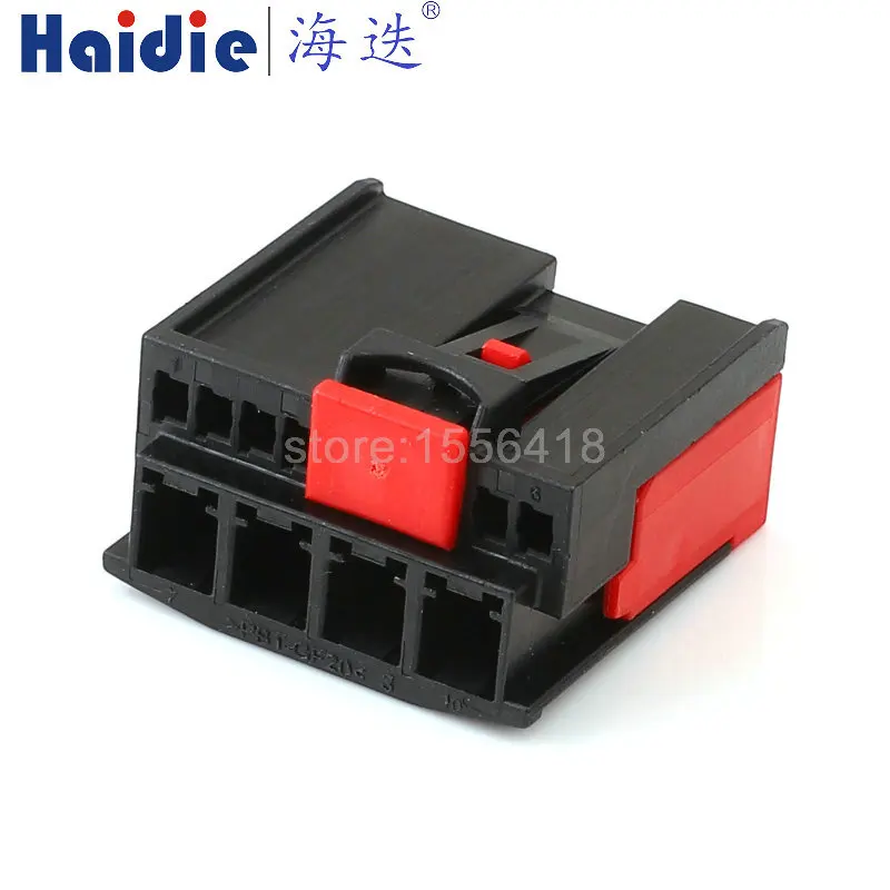 1-20 Sets 10 Way Female Automotive Connector Wire Harness Plug Sheath Connector Wire Connections 1645962-00-B and mating