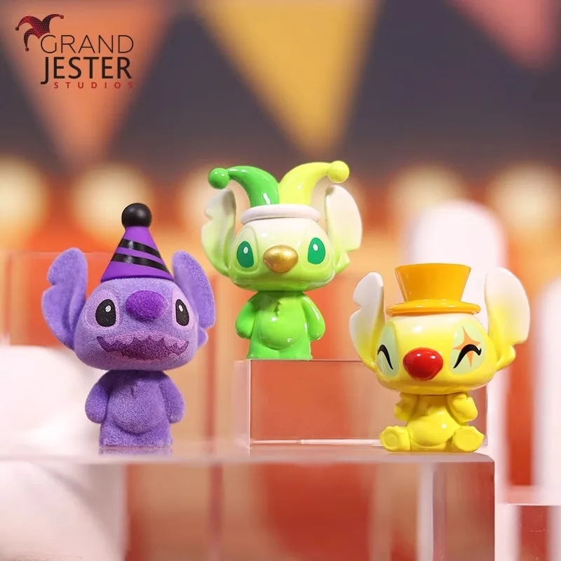Genuine Disney Mini Stitch Circus Fantasy Series Blind Box Anime Figure Collectible Toy Surprise Trendy Model Decor Birthday
