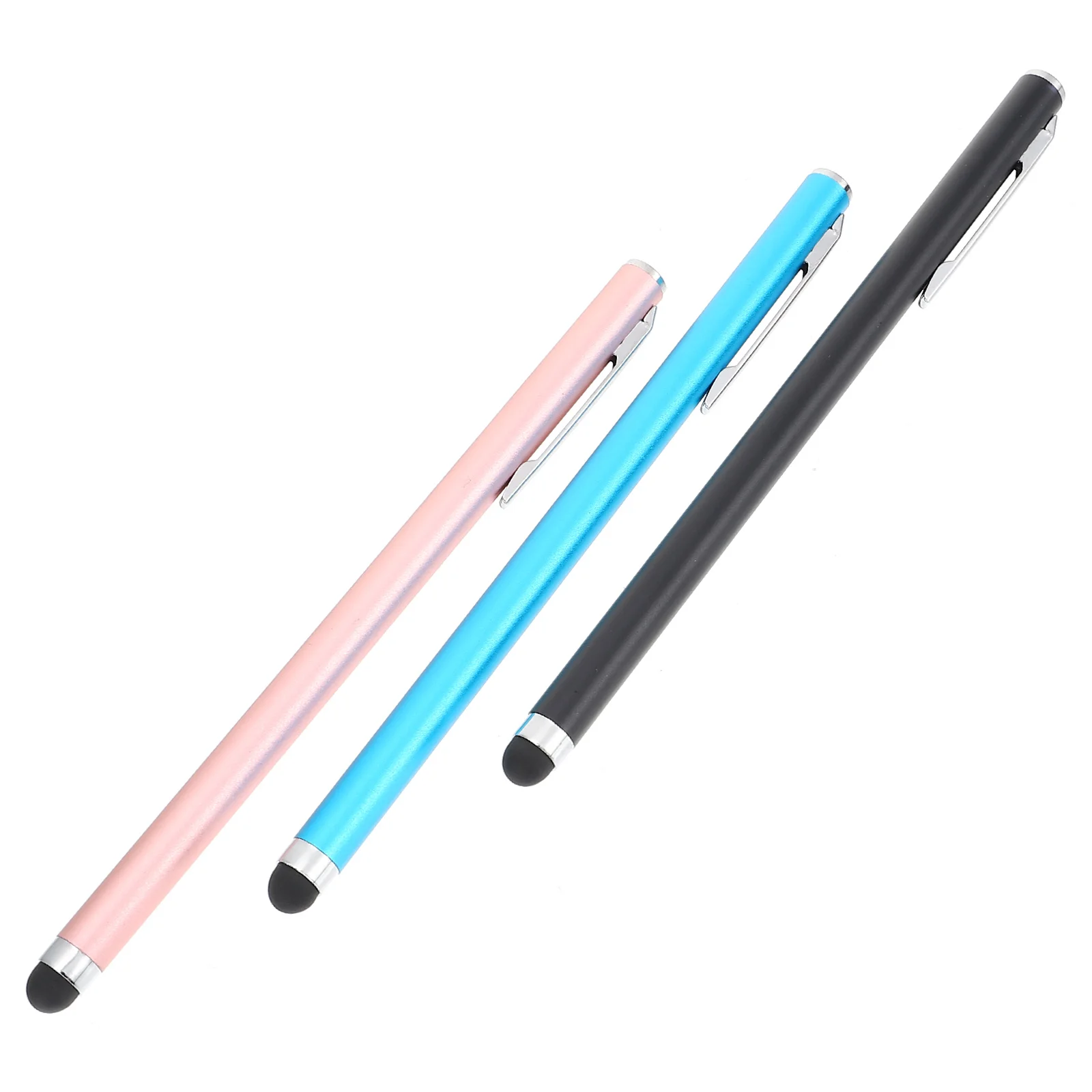 3 Buah Pena Layar Stylus untuk Ponsel Tablet Stylus Kapasitif Universal Alat Gambar Tulis Profesional Ujung Serat Mikro