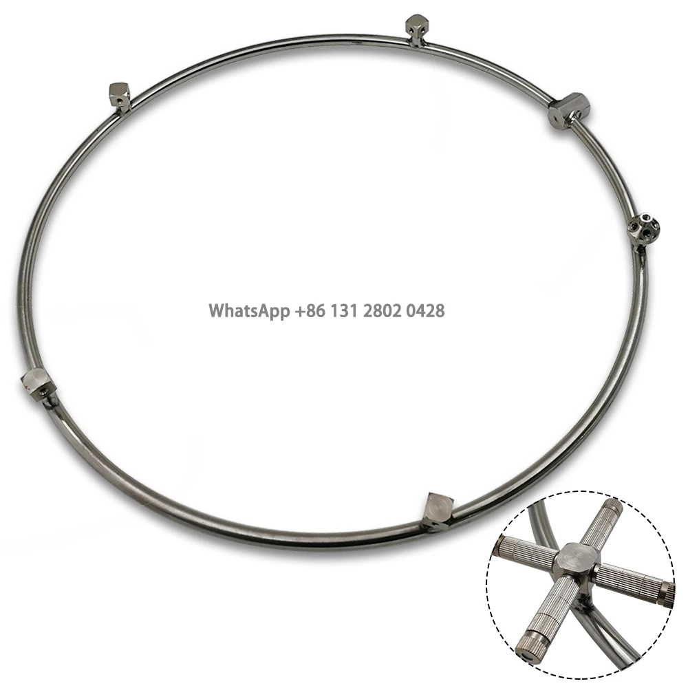 Outdoor Fan Misting Fan Cooling System, Fog Ring, Mist Fan Ring, Stainless Steel Ring without Nozzles