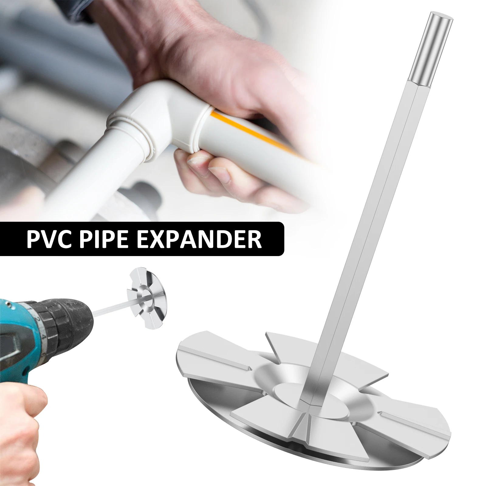 ท่อประปา Saver บิต3In สแตนเลสท่อ Reamer เครื่องมือสวมใส่ Professional ภายในท่อเครื่องมือสำหรับท่อพีวีซี