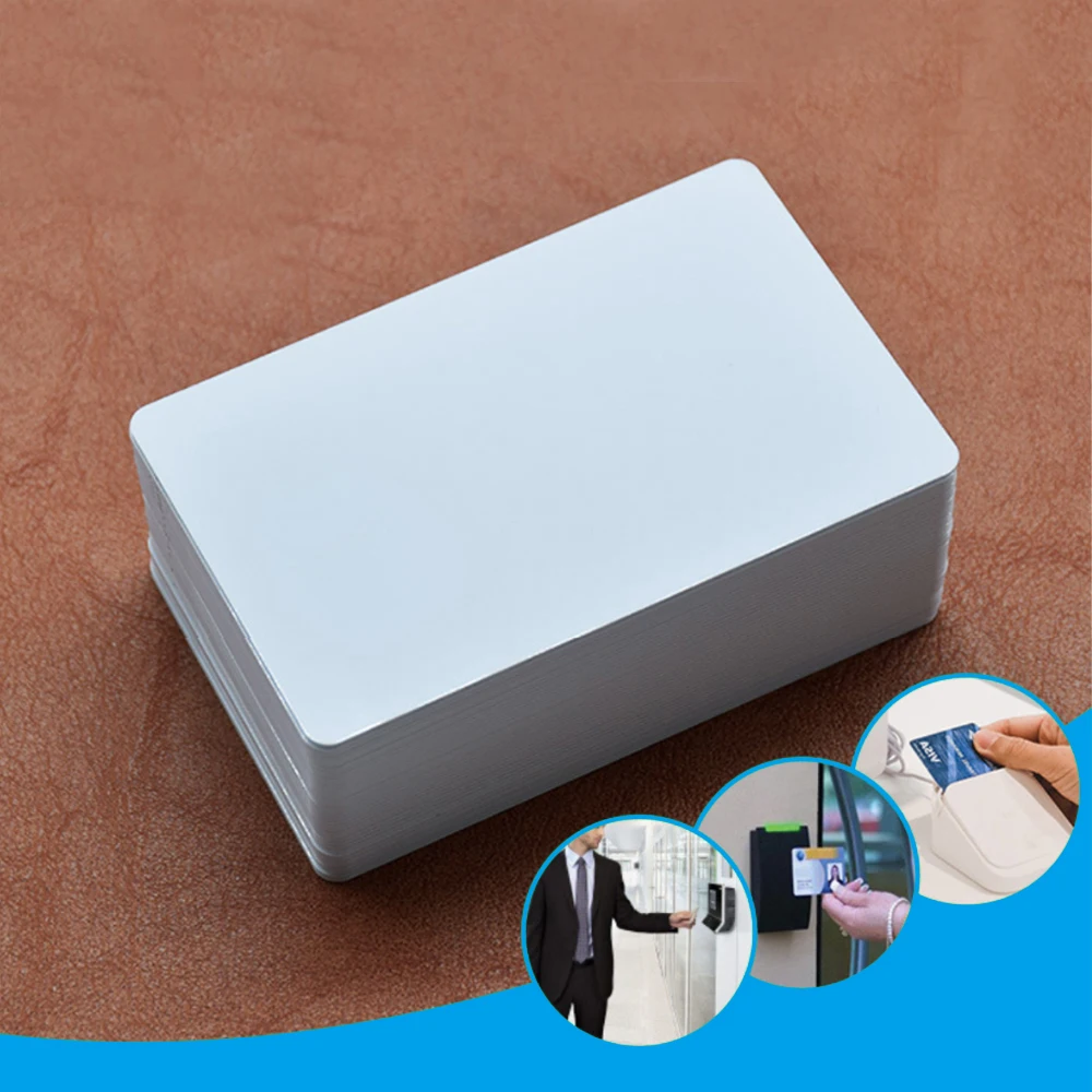 10Pcs/50Pcs/100Pcs/Lot Original S50 RFID White Card 13.56Mhz MF 1K Smart Access Control Proximity PVC Card ISO14443A