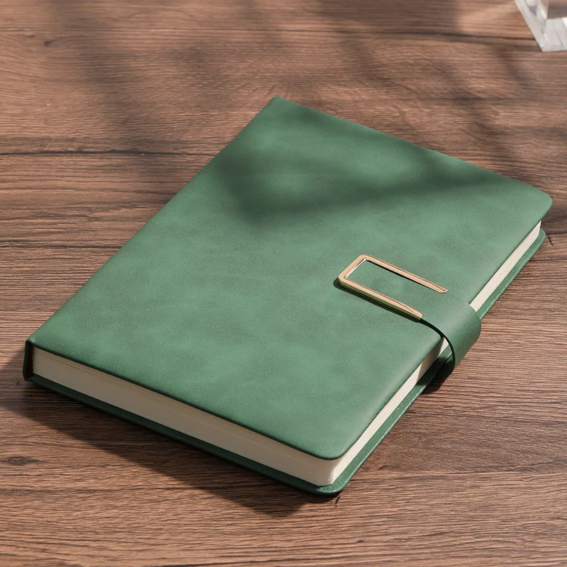 Vintage-Notizbuch aus Leder im A5-Format mit personalisiertem Softcover – perfekt für Geschäftstreffen und das Collegeleben