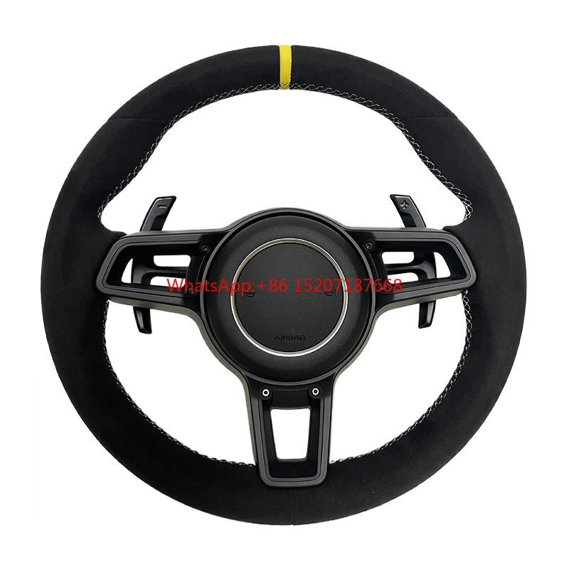 

Modify racing car carbon interiors Customized Carbon Fiber Steering Wheel Upgrade For Porsche Panamera