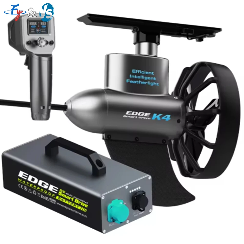 Electric Underwater Motor Thruster 9.6KM/H 400W 20.5Lbs Boost for  Boat SUP with Remote Control Direction Control