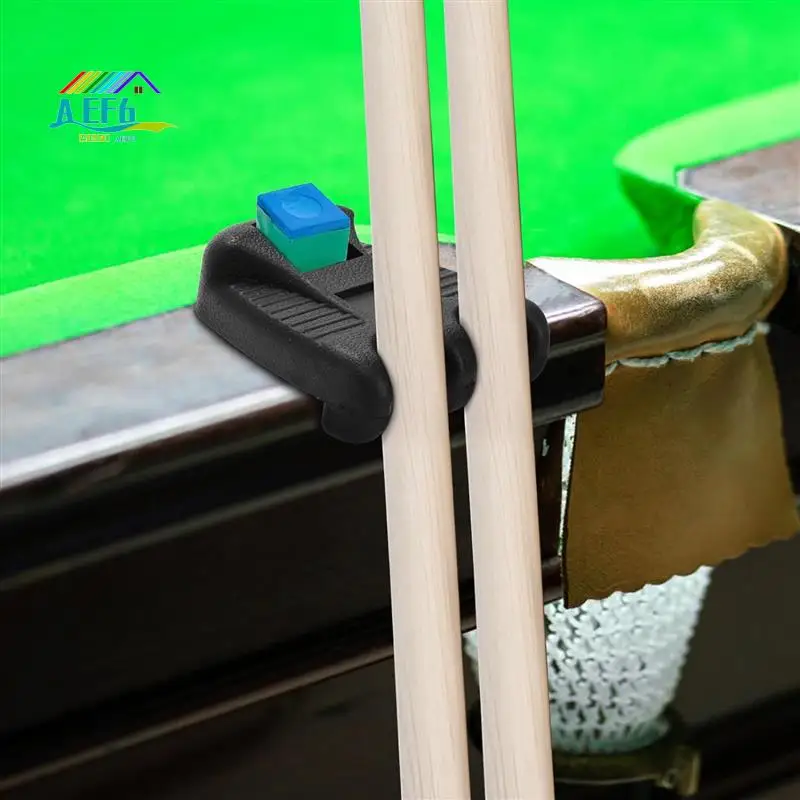 

Держатель для кия AEF6 с 2 отверстиями, портативный утяжеленный держатель для кия, стойка для кия с держателем для мела