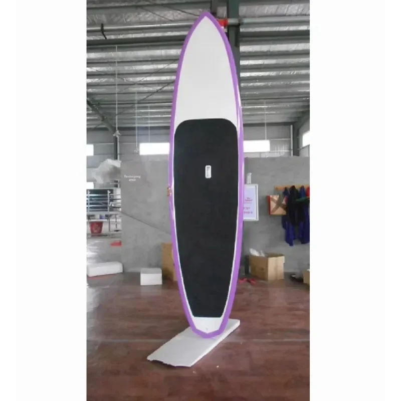PVC Carbon Fiber Inflatable Stand-Up Racing Paddleboard with Adjustable Paddle and Pump