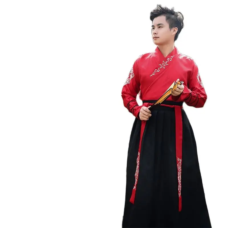 Hanfu Han element para hombre y mujer, ropa de clase china, fotos diarias de graduación, ropa de rendimiento de Artes Marciales antiguas