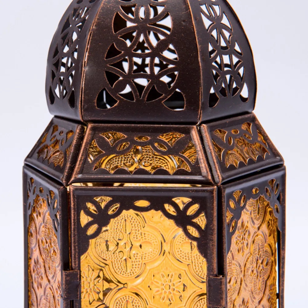 Retro Iron Hanging Light Hollow Moroccan Chandelier Decorative Ceiling Lamp for Bedroom Dining Room Balcony Cafe Corridor