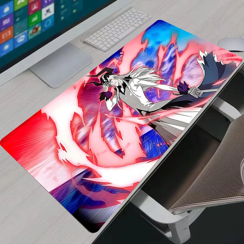 B-BLEACH Cartoon Mousepad Extended Anti-Slip Desk Pad Waterproof Laptop Keyboard Mat Anime Table Decor for Home Office Gamin