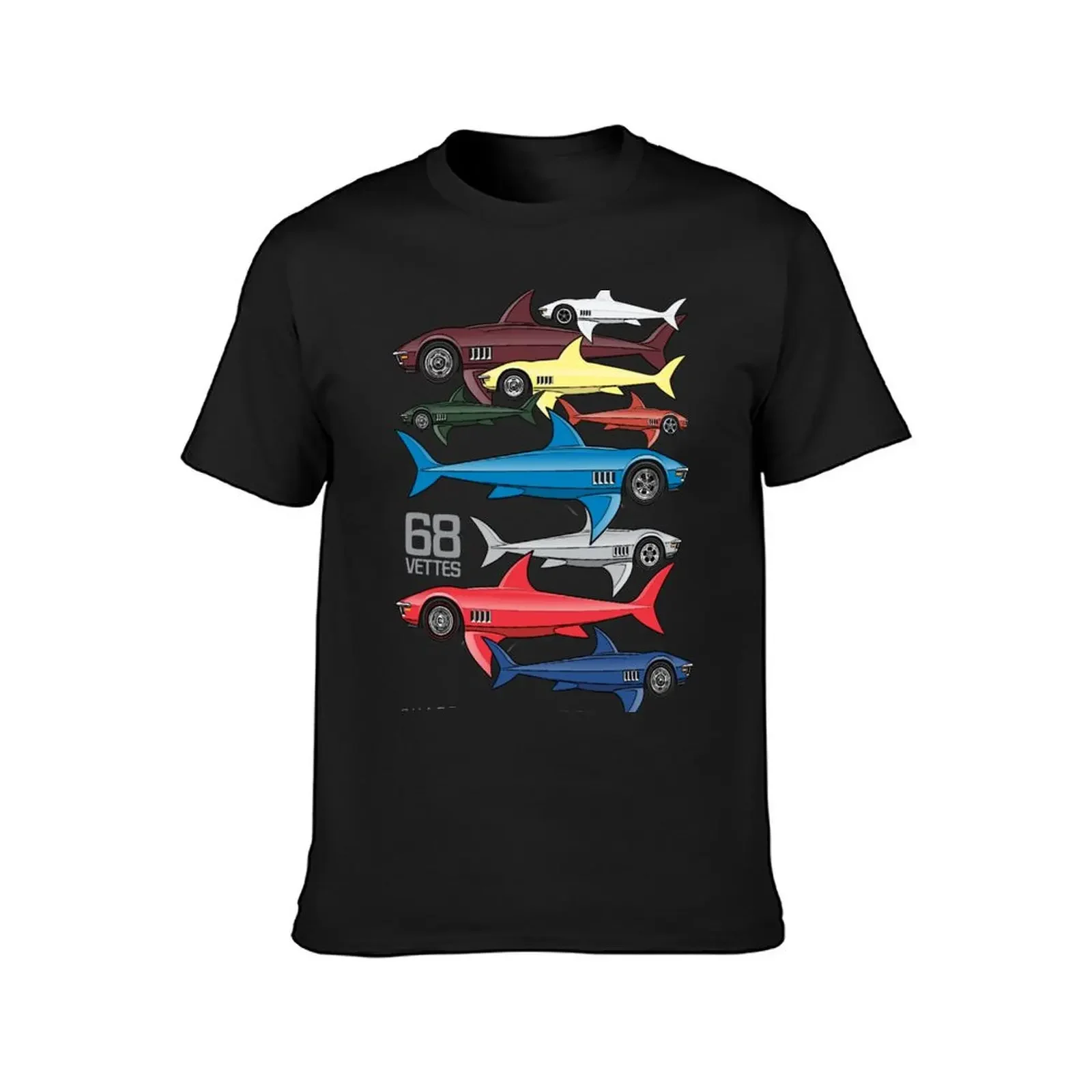 1968 Shaped By Sharks T-Shirt customs design your own oversized fruit of the loom mens t shirts