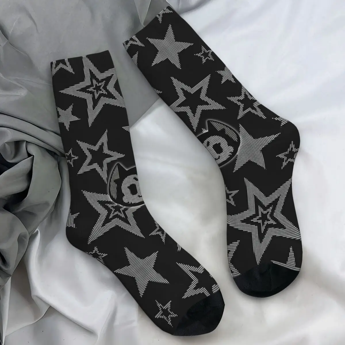 B-Brawling Socks Autumn Stars Stockings Gothic Women Men Warm Soft Socks Graphic Cycling Non-Slip Socks