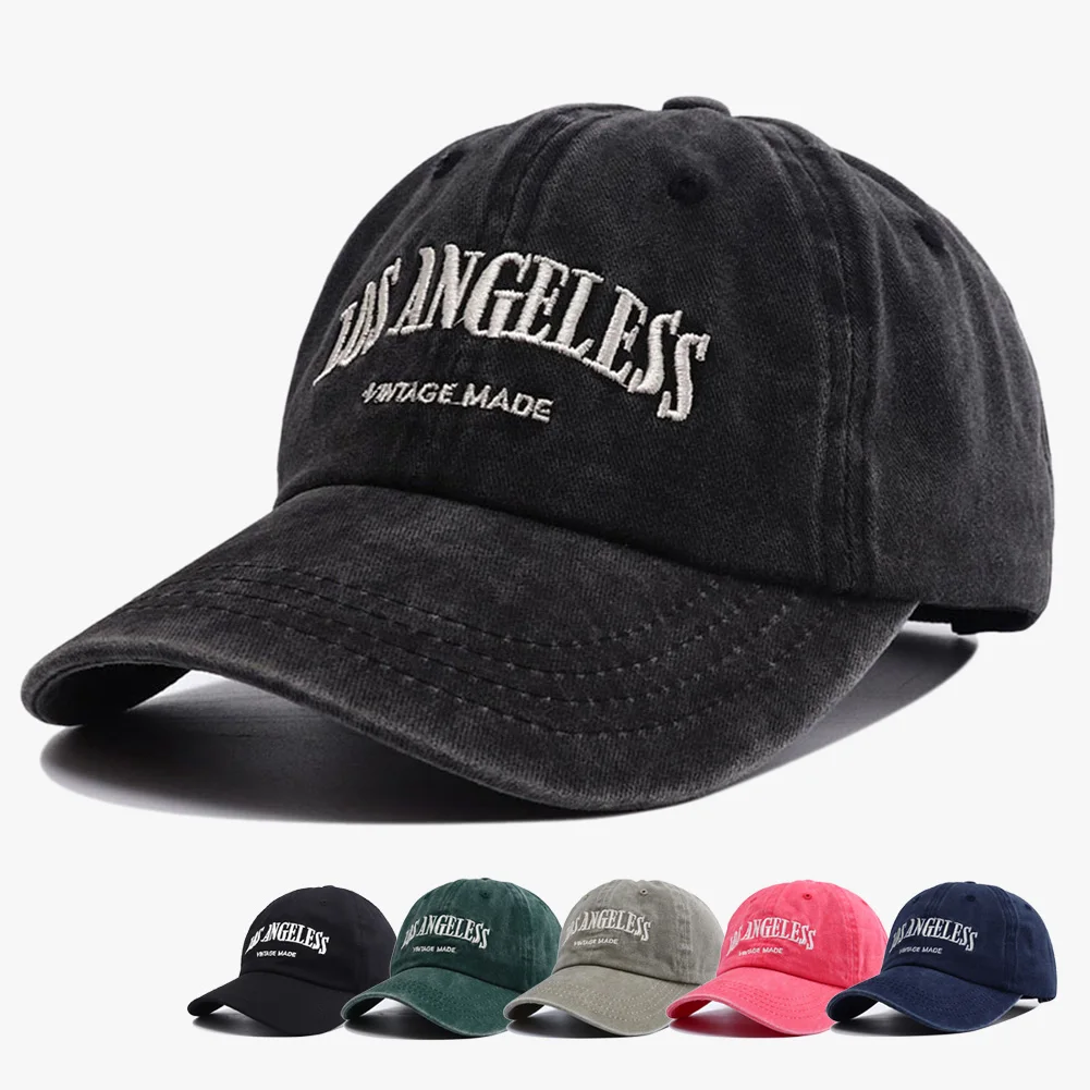 2025 nuevo bordado gorra de béisbol de Los Ángeles Hombre mujer Vintage negro verde Y2k Snapback sombreros para hombres mujeres Gorros Hombre