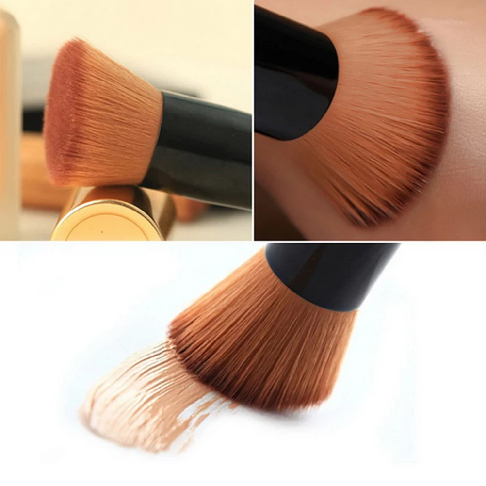 Set di pennelli per cipria in polvere da 3 pezzi Pennelli per trucco Pennelli per fard in morbida fibra artificiale per ombretto Essenziale per donna