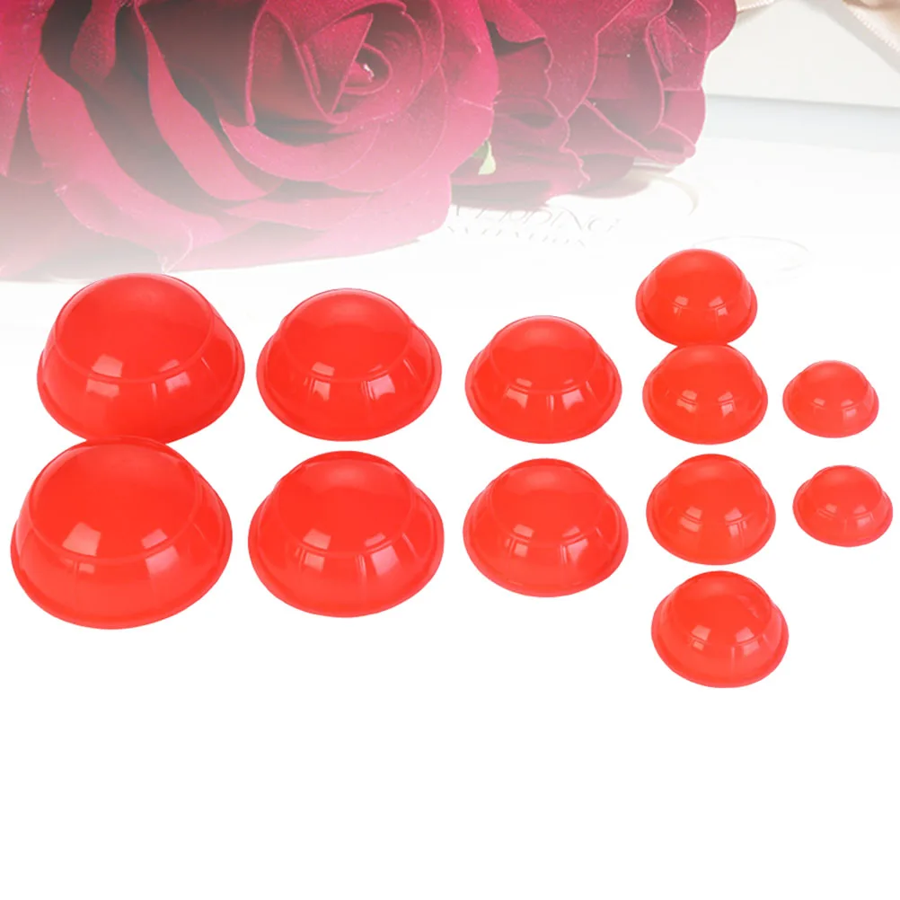 

12 Pcs Cupping Device Suction Cupping Device Vacuum Can Massage Cups Massager Back Body Pain Relief Health Care