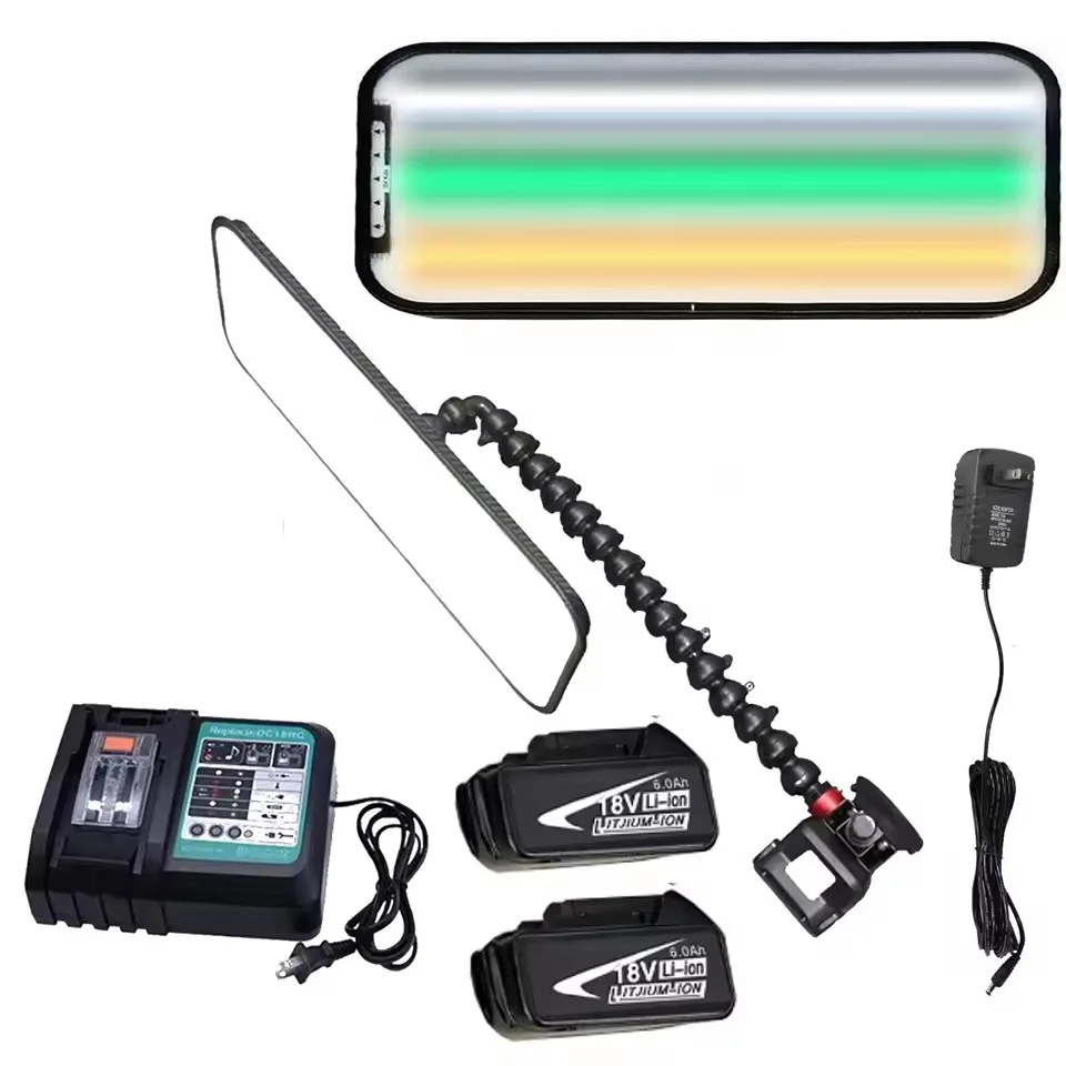 

60cm Large Car Dent PDR Light With Two 6000 MAh Batteries And A Fast Charging Dock 12 Light Color Styles Adjustment