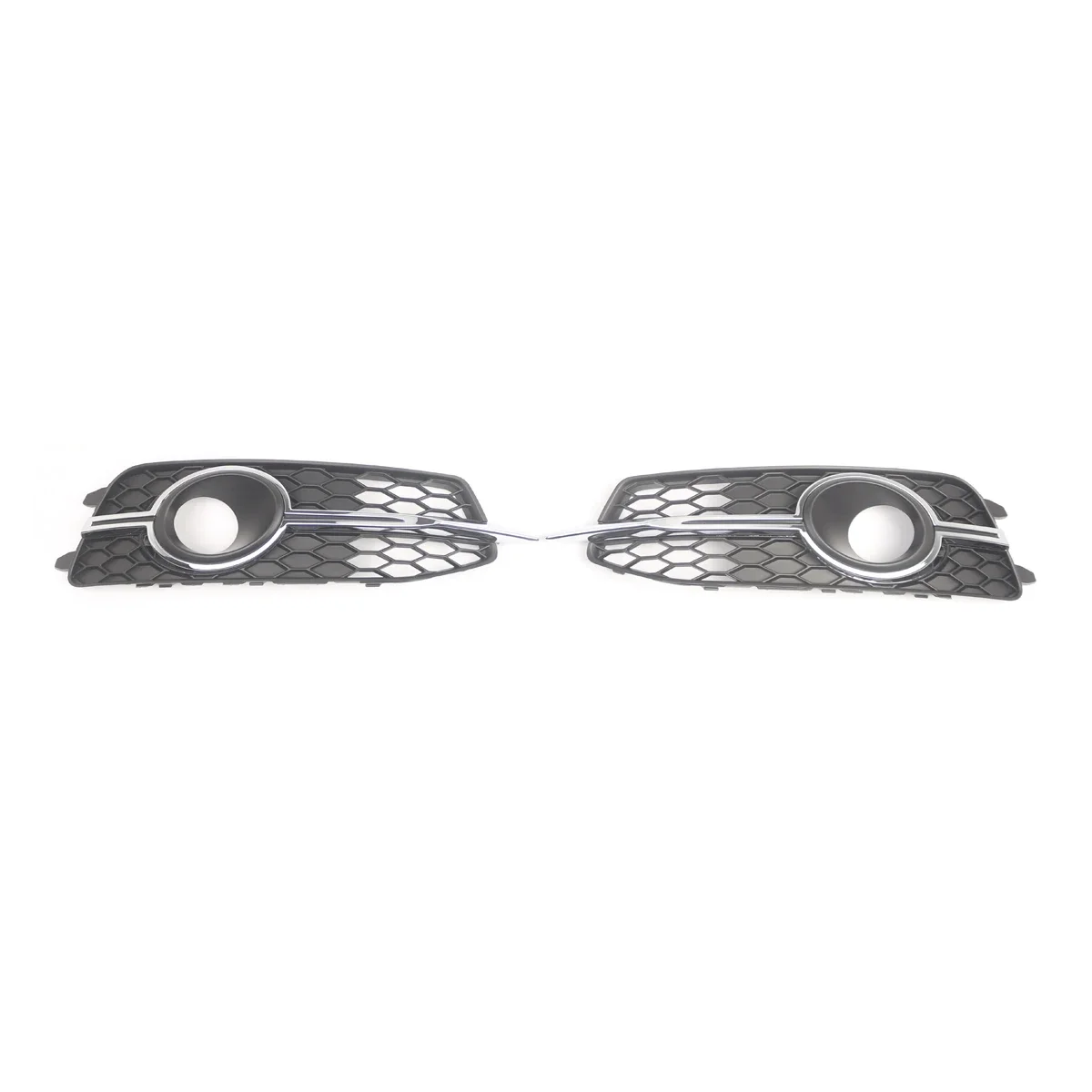 4G0807681K/4G0807682E For Audi A6 C7 Prefacelift S Line w/ ACC HOLE 11-14 Fog Lamp Frame Car Front Bumper Fog Light Grille Cover