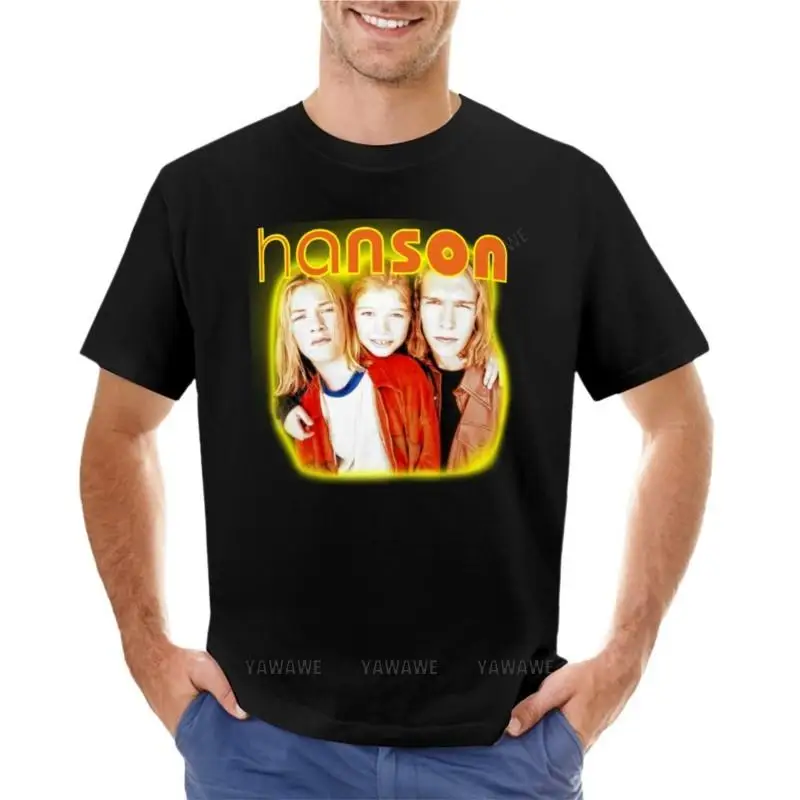 

t-shirt men cotton tshirt HANSON T-Shirt Short sleeve tee crew neck t shirt sweat shirt oversized t shirts for men boys tees