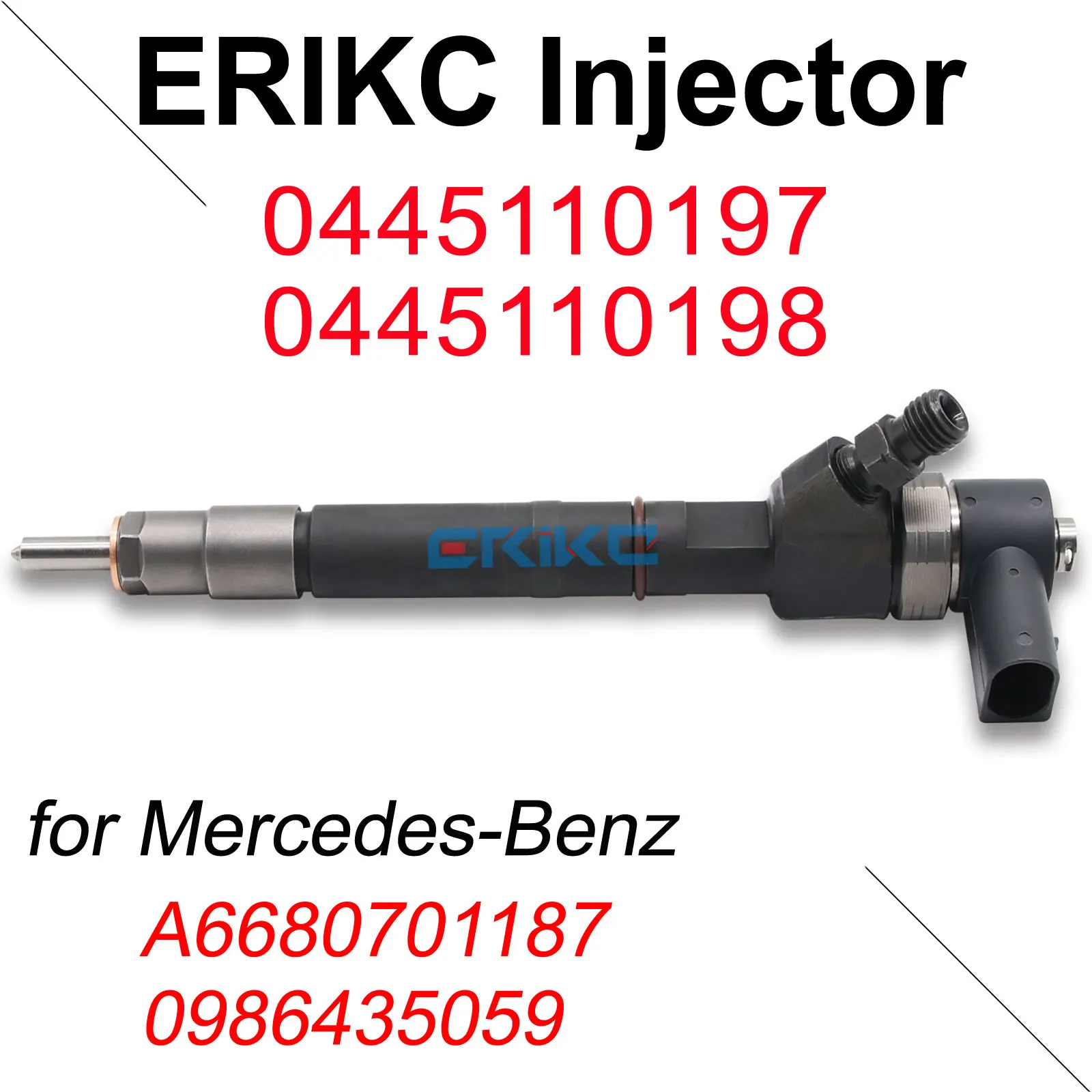 

0445110197 0445110198 Fuel Injection Jet A6680701187 Diesel Injector Nozzle Sprayer for Bosch Mercedes-Benz OM668.914 0986435059