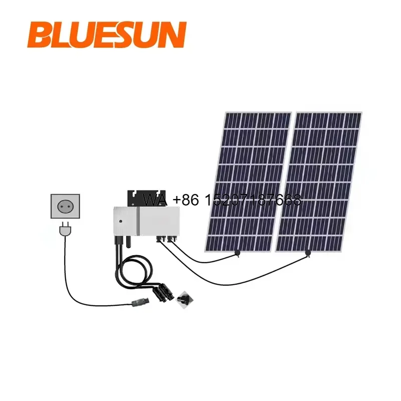 Wmwmnu for Balkonkraftwerk 600W Easy to Install Home Balcony Solar System Micro Inverter 600 Watt in Germany Europe for Solar