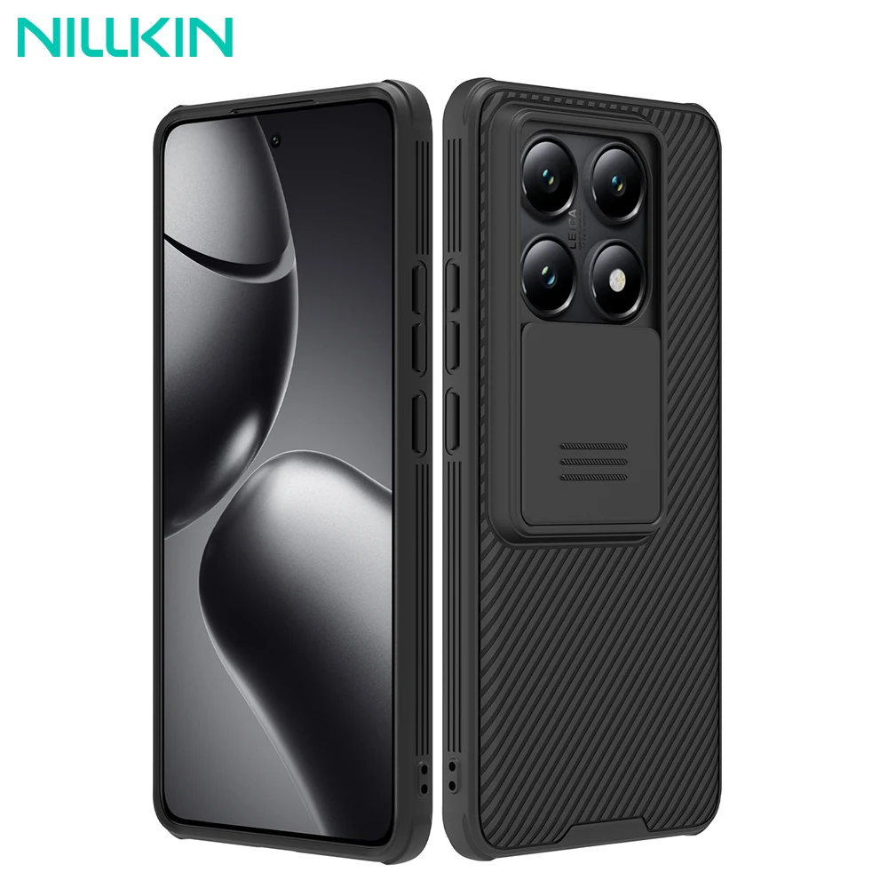 Nillkin For Xiaomi 14T Pro / 14T Case CamShield Pro Privacy Slide Camera Protection Shockproof Hard Back Cover For Mi 14T Pro