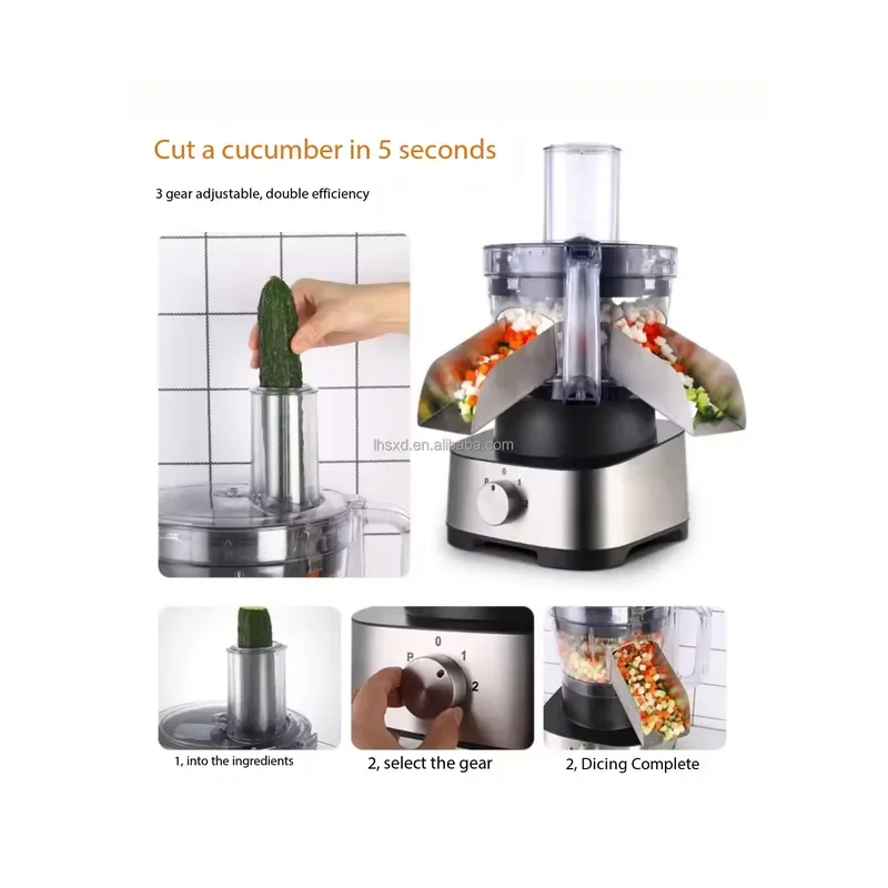 Electric Vegetable Slicer Multi Functional Food Processor for Potato Radish Fruit Shredding Cutter Kitchen Gadget Small Home