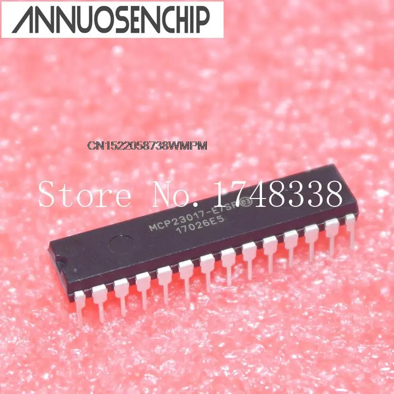 100PCS New and Original  DIP28 MCP23017 - E/SP MCP23017-E DIP new and in stock IC chip MCP23017-E/SP