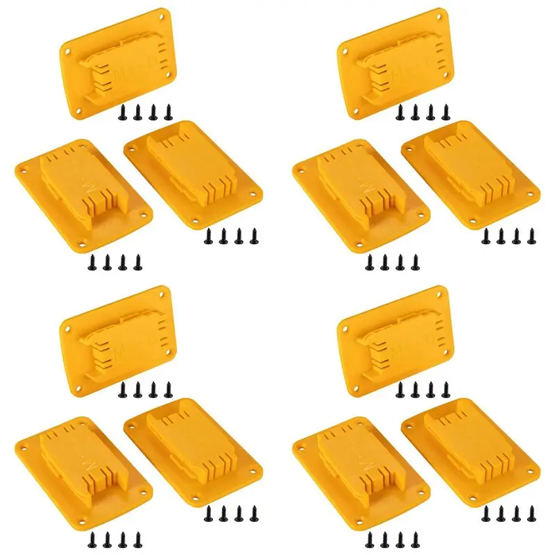 

Комплект из 12 держателей для инструментов ABUP-12 для дрелей 20В/12В, совместимых с M18 (желтые, набор из 12 штук)