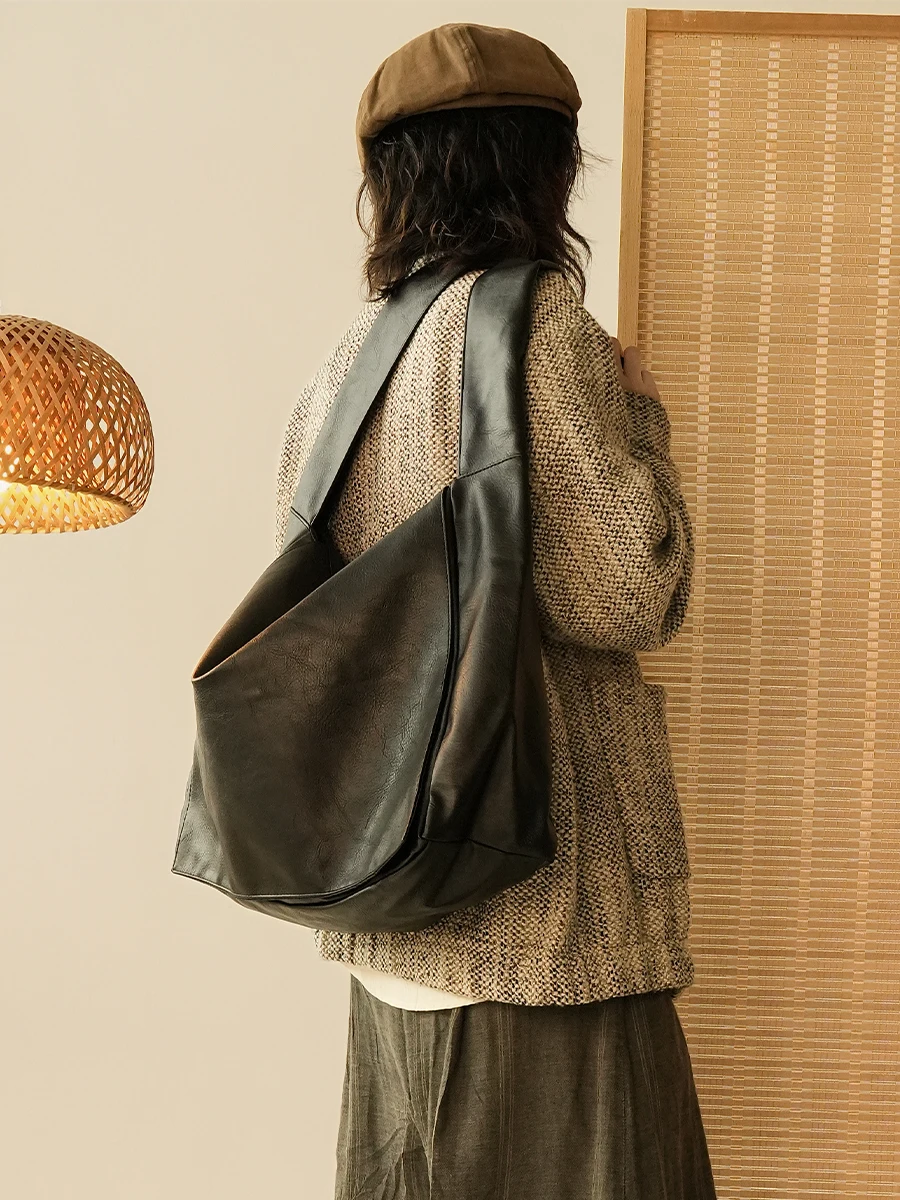 

Американская ретро горизонтальная квадратная женская сумка с откидной крышкой, большая вместительная портативная унисекс сумка на одно плечо с диагональным крестом, модная