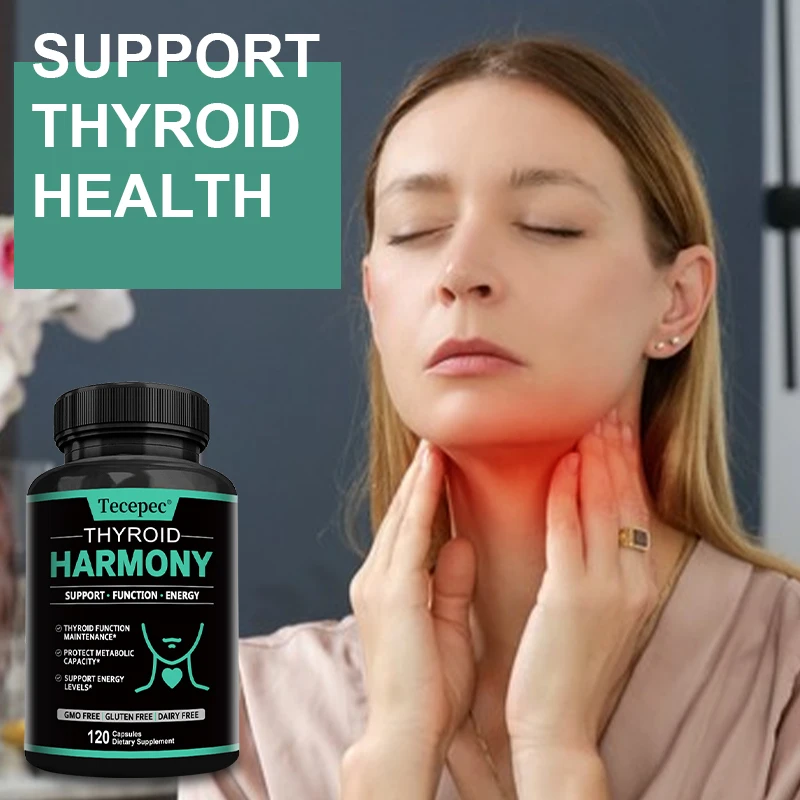 Thyroid Health Supplement - Helps Improve Focus, Memory, Clarity, Reduces Stress and Brain Fog, Boosts Metabolism and Energy