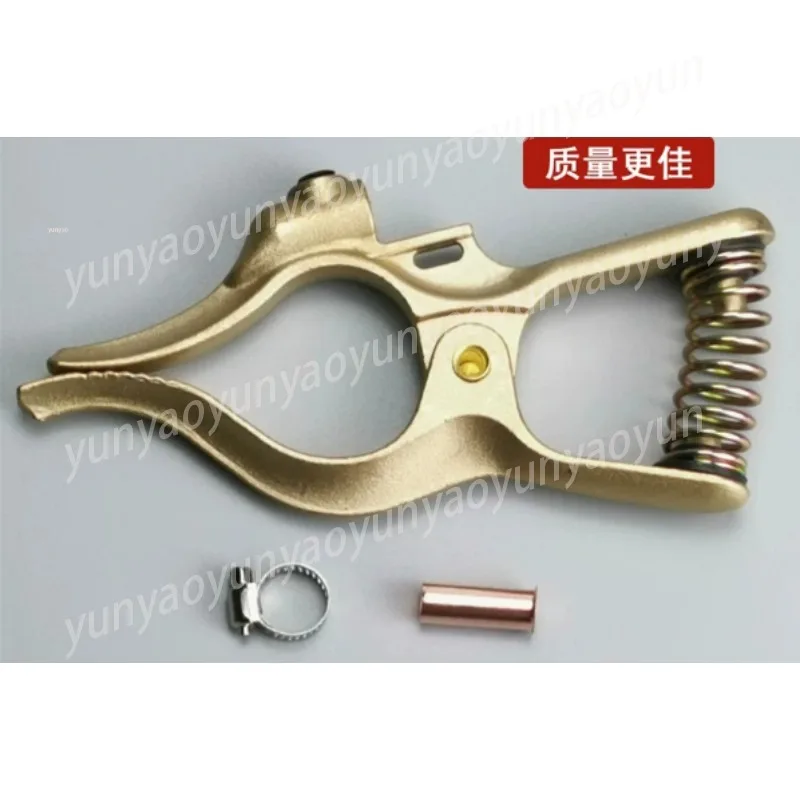 300A Copper Ground Clamp, Heavy Duty Alligator Type Earth Clamp for Arc Welder, Thickened