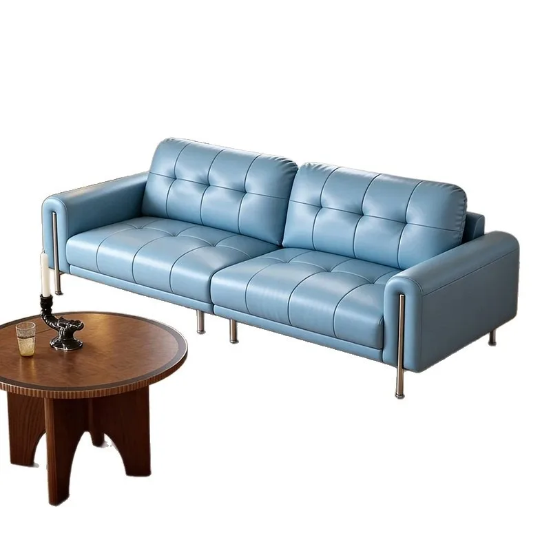 Italian minimalist Bauhaus sofa, designer modern minimalist home living room villa high-end inline sofa