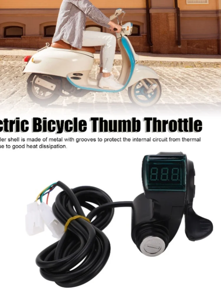 AliExpress NONE 24V 1000W Motor Brush Controller Thumb Throttle Set Electric Bike Bicycle Scooter Accessories
