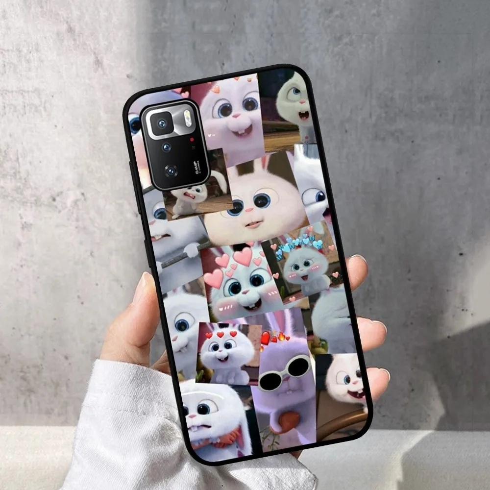 Cartoon Cute Anime R-Rabbit Phone Case For Redmi Note 4 X 5 A 6 7 8 T 9 9S 10 11 11S 11Epro Poco M3 pro