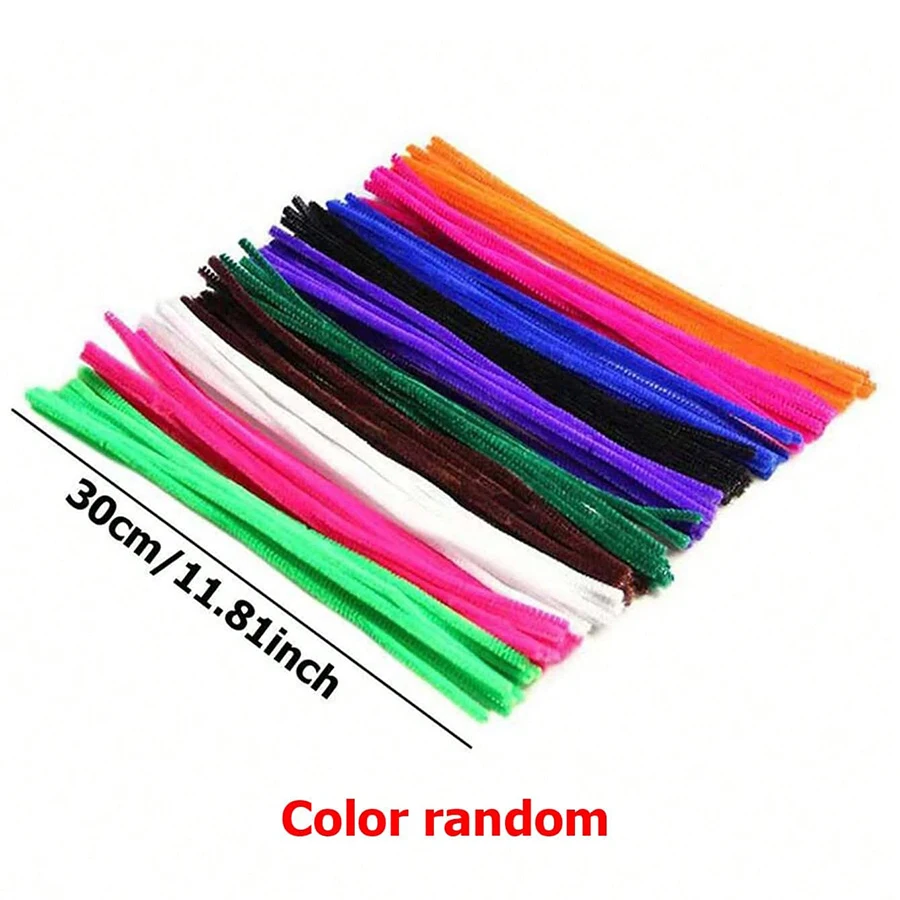 100 قطعة 30 سنتيمتر ورأى الأنابيب مع 200 قطعة رقيق مرونة عالية لينة الكريات DIY بها بنفسك المواد الحرفية سكرابوكينغ المشاريع الفنية اليدوية #6