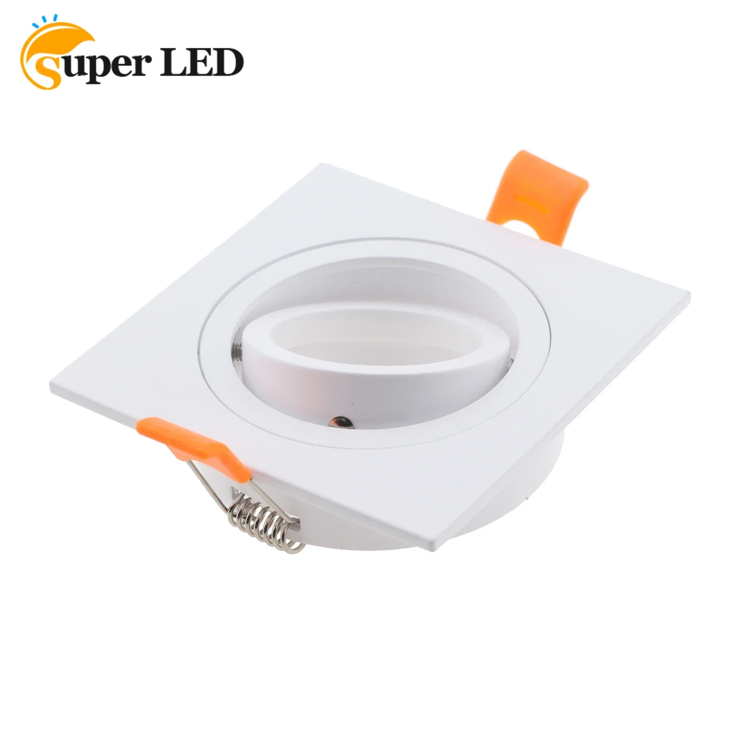 โครง GU10 LED MR16ขนาด70มม. สำหรับติดไฟสปอร์ตไลท์สปอตไลท์ไฟ LED สปอตไลท์