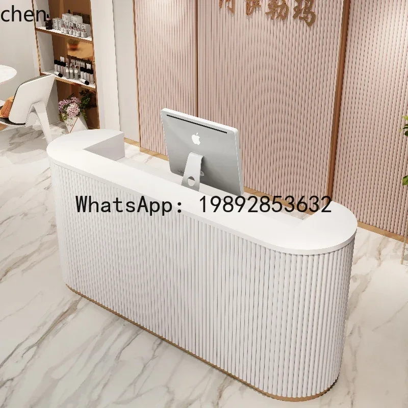 صفحة الخروج LYY متجر صغير لصالون التجميل وطاولة الخروج ومكتب الاستقبال #4