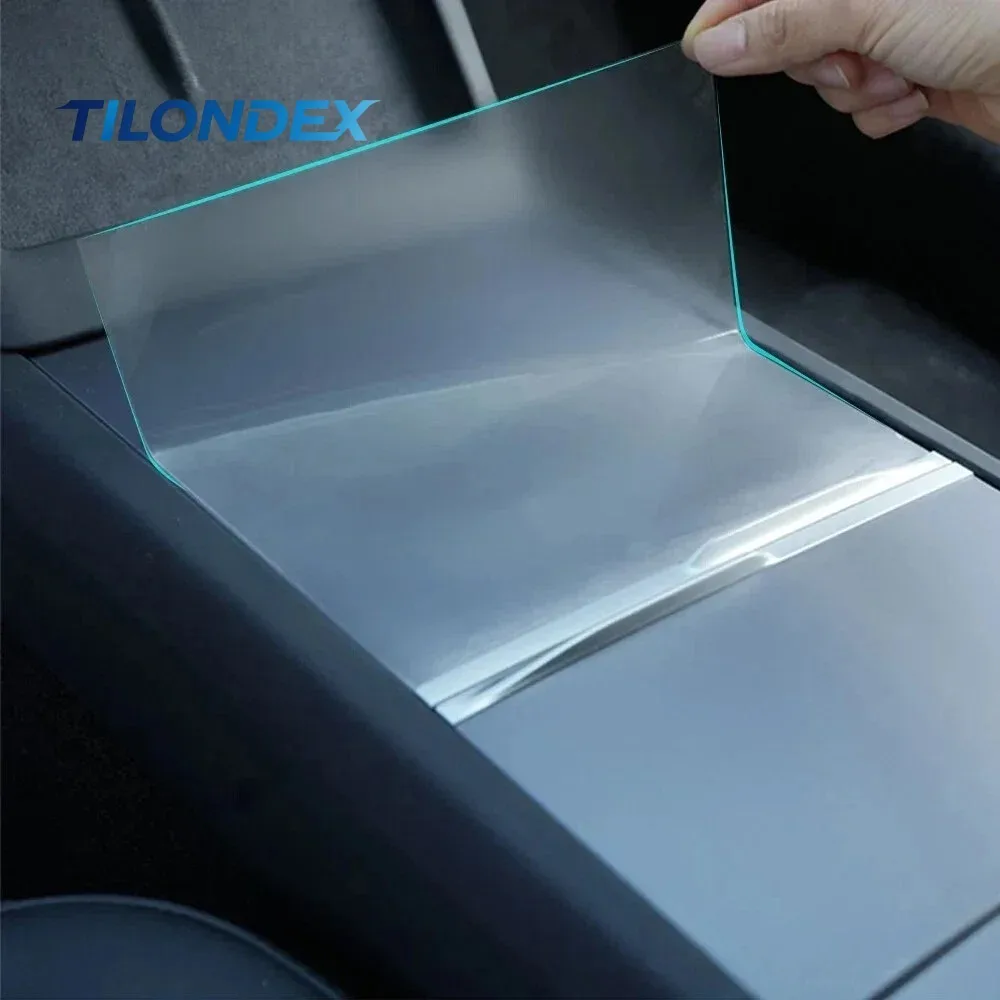 TILONDEX TPU Anti-Scratch Protective Film for Model Y Juniper Center Console Panel Sticker Car Interior Accessories
